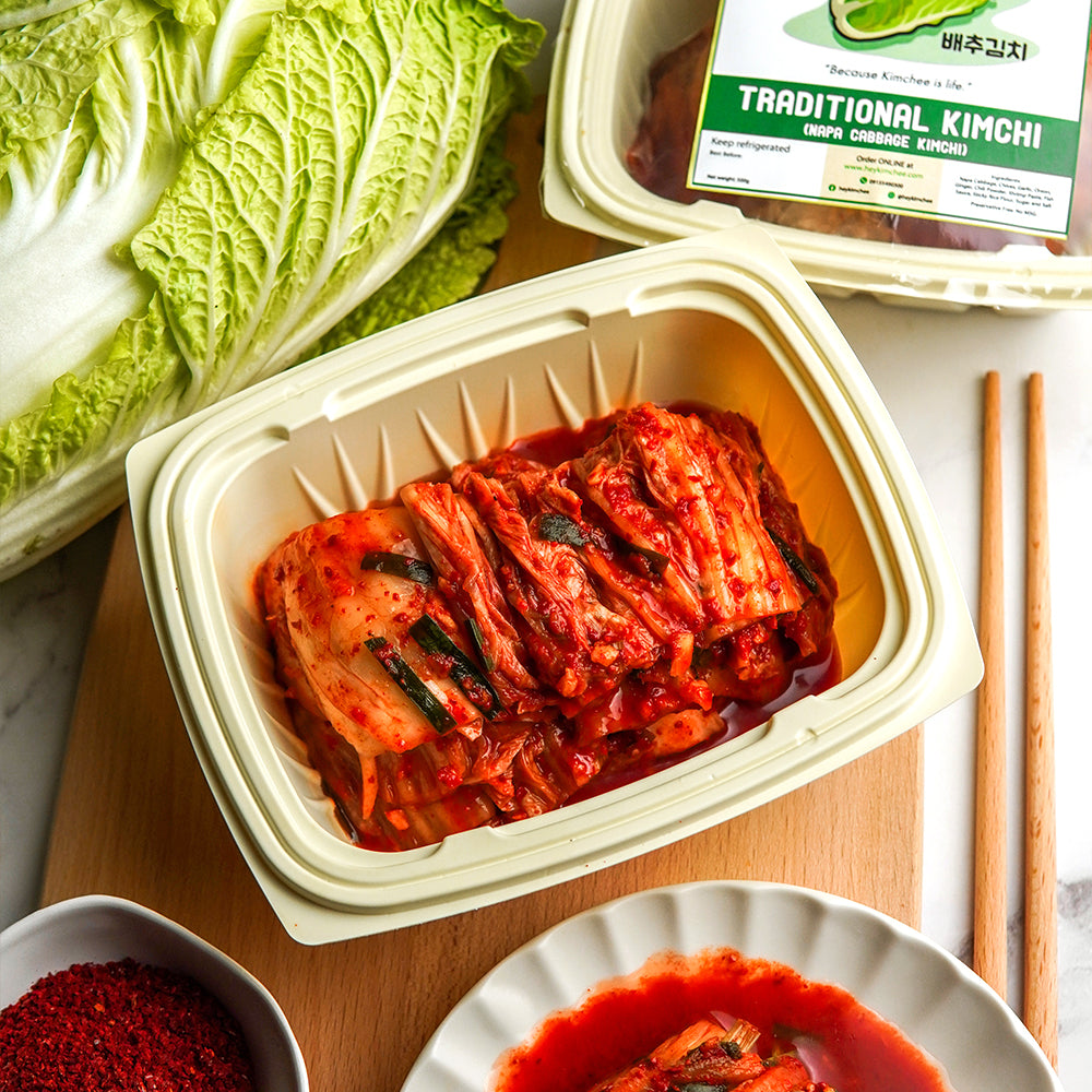 <strong>TRADITIONAL KIMCHEE</strong><br>[Napa Cabbage Kimchee]